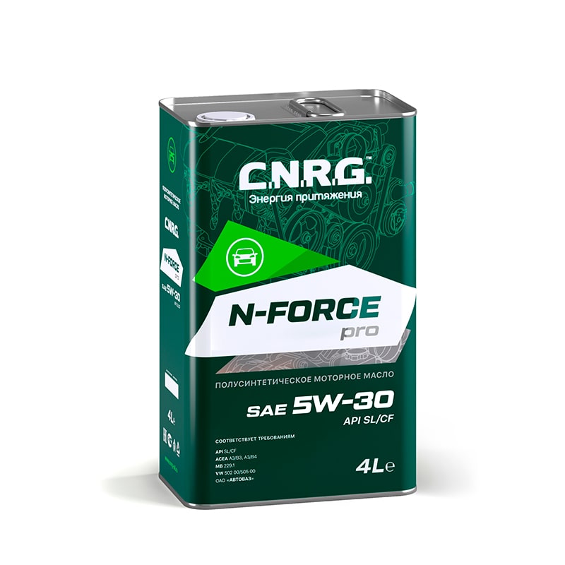 038a20ce-f291-11e5-9b7c-0cc47a3200a7 Масло моторное C.N.R.G N-Force Pro SAE 5W-30 SL CF п с. (4л)